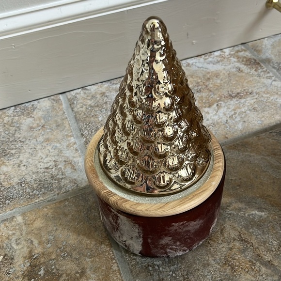 Anthropologie Glass Forest Candle Large NIB - Picture 12 of 16